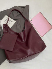 Vintage 2 Parça Tote Çanta Seti 69