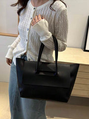 Minimalist Kapaklı Tote Çanta 56