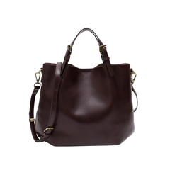 Vintage Minimalist Deri Tote Çanta 34