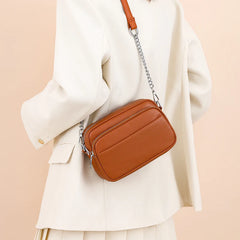 Bolso Bandolera de Piel Auténtica 14