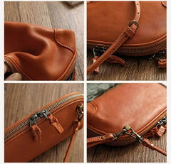 Bolso Bandolera de Piel Auténtica Hecho A Mano 38