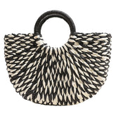 Yarım Daire Dokuma Çanta 11