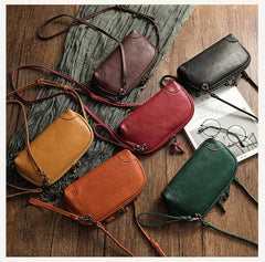 Bolso Bandolera de Piel Auténtica Hecho A Mano 38