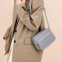 Bolso Bandolera de Piel Auténtica 14