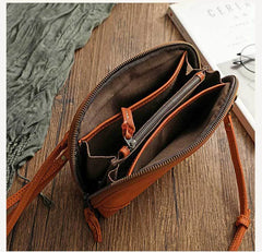 Bolso Bandolera de Piel Auténtica Hecho A Mano 38