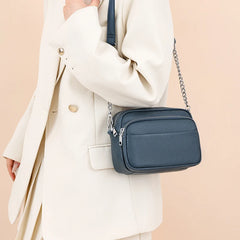 Bolso Bandolera de Piel Auténtica 14