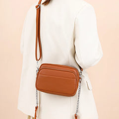 Bolso Bandolera de Piel Auténtica 14