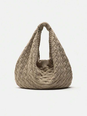 Tek Renk Örgü Çanta 62