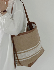 Bolso Tote Grande Tejido 46