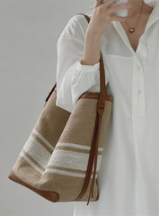 Bolso Tote Grande Tejido 46