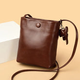 Genuine Leather Vertical Design Mini Bag 173