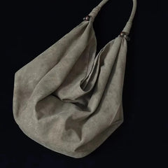 Gri Yumuşak Kanvas Çanta 163