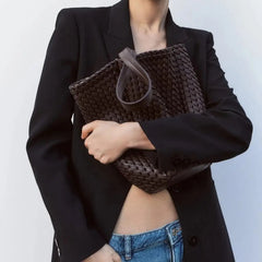 Dokuma Etkili Lüks Kova Çanta 151