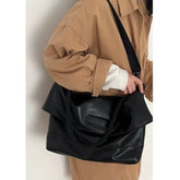 Soft Leather Large Capacity Crossbody Bag 155