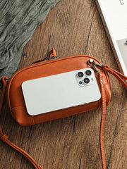 Bolso Bandolera de Piel Auténtica Hecho A Mano 38