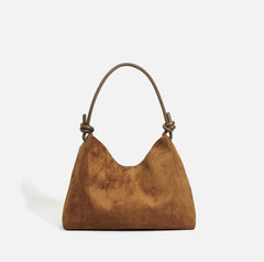 Kadife & Deri Büyük Boy Omuz Çantası 81