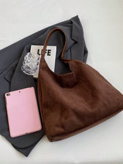 Vintage Süet Tote Çanta 58