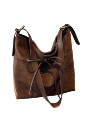 Şık Süet Tote Çanta 57