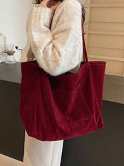 Düz Renk Kumaş Çanta 147