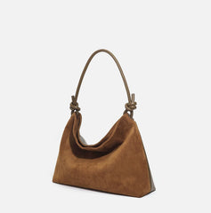 Kadife & Deri Büyük Boy Omuz Çantası 81