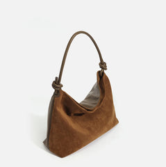 Kadife & Deri Büyük Boy Omuz Çantası 81