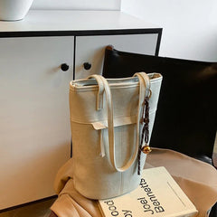 Suni Deri Retro Tote Çanta 164