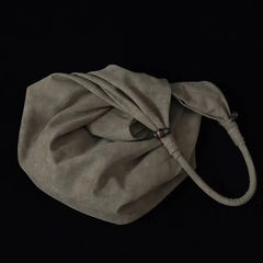 Gri Yumuşak Kanvas Çanta 163