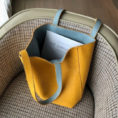 İki Tonlu Büyük Kapasiteli Tote Çanta 10