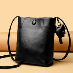 Hakiki Deri Dikey tasarım Mini Çanta 173